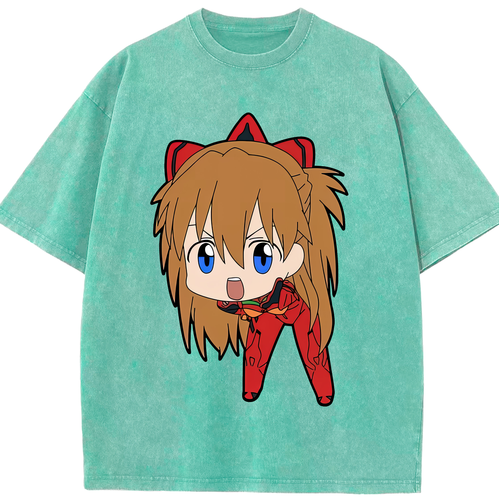 （画像用） EVA 新世紀エヴァンゲリオン 綿100% ヴィンテージ風 半袖Tシャツ（フロントプリント）